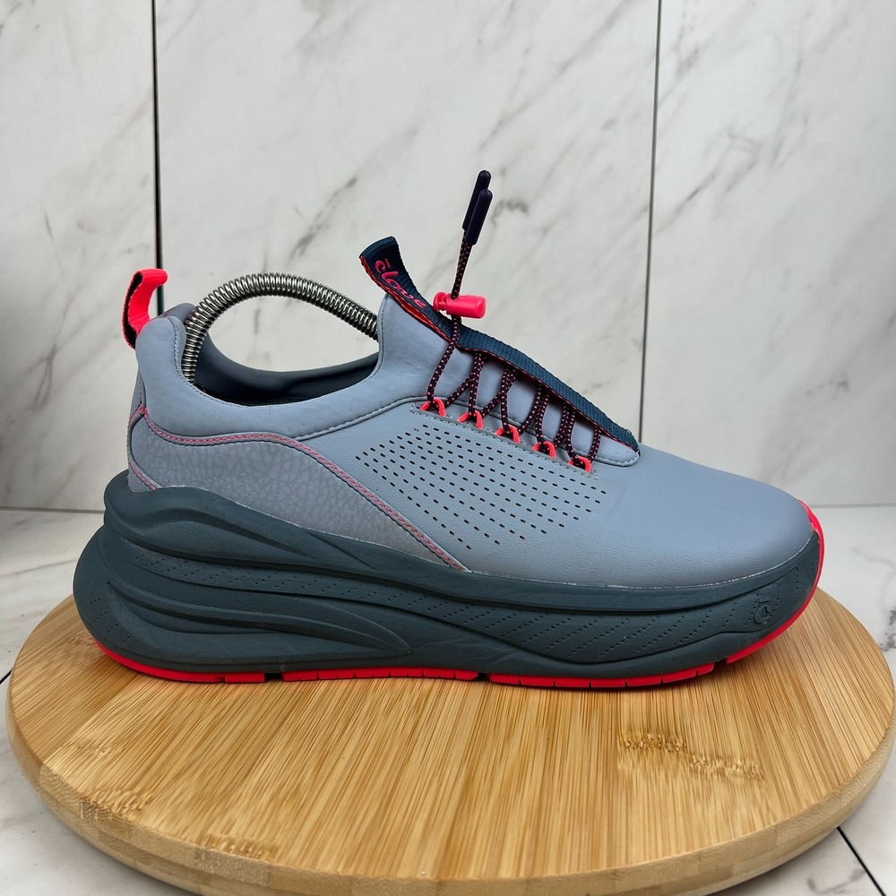 Clove Forte Womens Size 10 Steel Blue Red Slip Resistant Waterproof Work Shoes